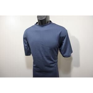 Beretta Tactical Blue Short Sleeve Baselayer Gym Shirt Mens Size Medium
